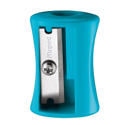 [MPD-SAC-C44805] Sacapuntas Vivo Maped 1 Orificio, Bote Con 150 Piezas