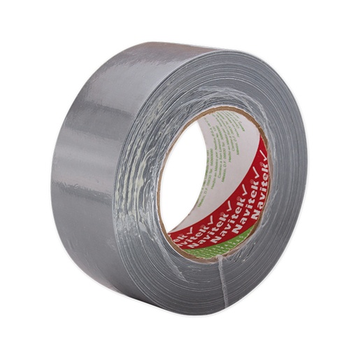 [NAV-ADS-DU48X50] Cinta Ducto Uso 180 Navitek Color Plata 48mmx50m