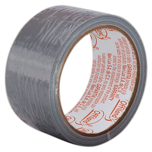 [NAV-ADS-DUOF10] Cinta Ducto Uso 180 Offiland Color Plata 48mmx10m