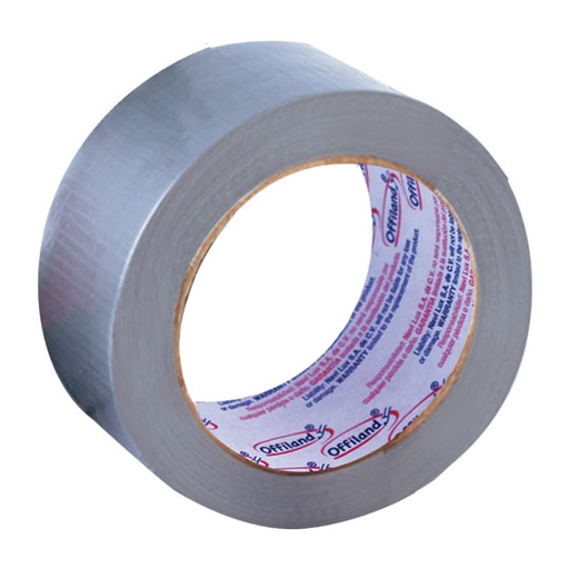 [NAV-ADS-DUOF50] Cinta Ducto Uso 180 Offiland Color Plata 48mmx50m