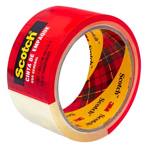 [P3M-ADS-48X50T] Cinta Empaque Transparente Scotch Mod. 301T 3M 48Mmx50M