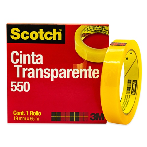 [P3M-ADS-55019X6] Cinta Transparente Scotch Mod 550 3M 19X65