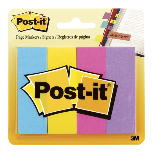 [P3M-PST-1470B] Señaladores Post-It 4 Colores Ultra