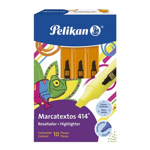 [PEL-MAR-016004C] Resaltador De Texto Pelikan 414 Naranja