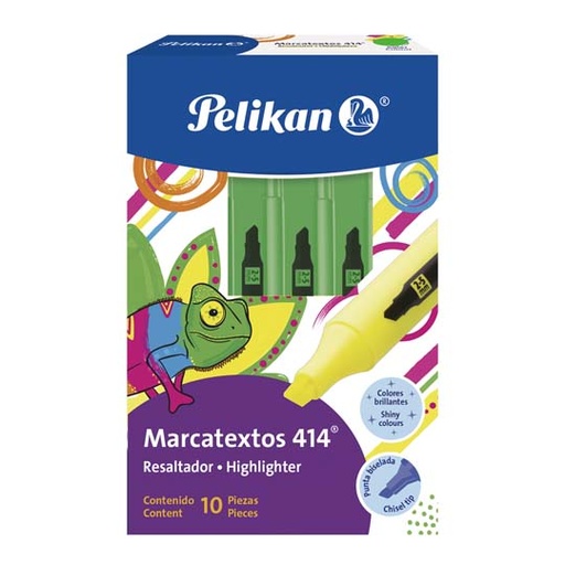 [PEL-MAR-016006C] Resaltador De Texto Pelikan 414 Verde Ca