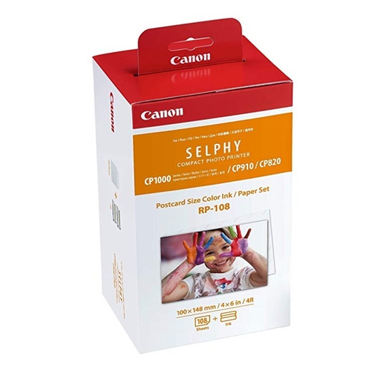 [CAN-TIN-RP108] Kit Cartucho Sublimación Canon Rp-108+10