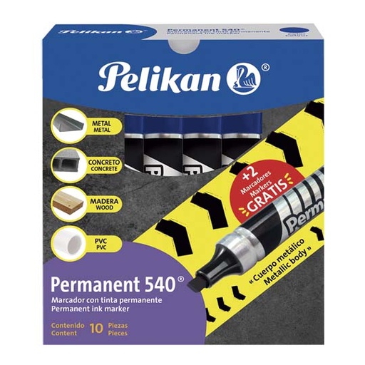 [PEL-MAR-026009] Lm-Marcador Permanente Pelikan 540 Azul