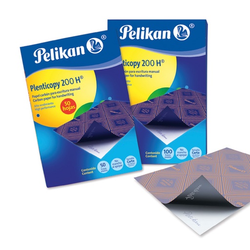 [PEL-PAC-109] Papel Carbon Plenticopy 200H Oficio, Azul, Con 100 Hojas