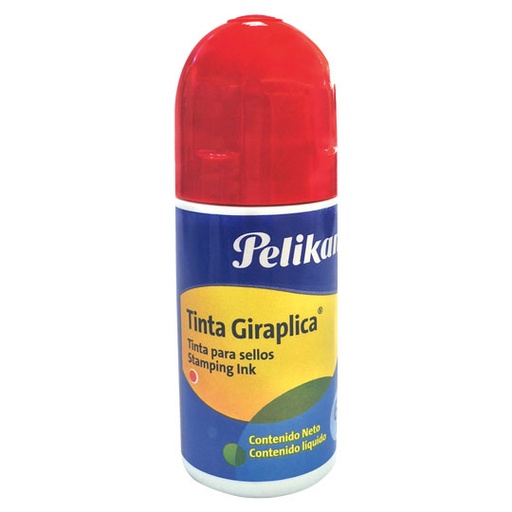 [PEL-TIN-4420003] Tinta Para Sellos Giraplica Color Rojo R
