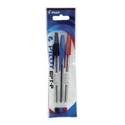 [PIIL-BOL-10604] Bolígrafo fino BPT-P Pilot tinta de aceite, colores surtidos, blister 3 piezas 