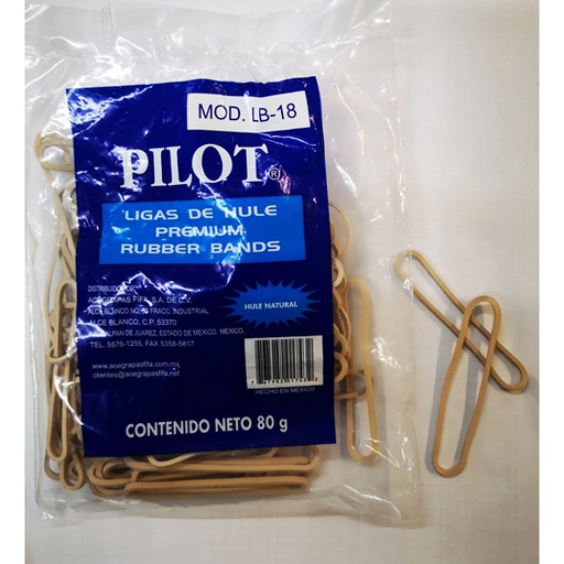 [PIL-LIG-18NAL] Ligas Pilot No. 18 Nacional Bolsa De 80