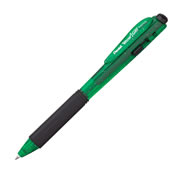 [PTL-BOL-K437CRD] Bolígrafo retráctil wow Pentel , punto 0.7 mm (mediano), gel verde, 1 pieza 