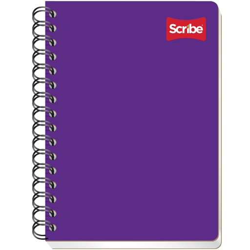 [SCR-CUA-S1602] Cuaderno Scribe forma francesa clásico cuadro chico (5 mm), con 100 hojas, espiral doble