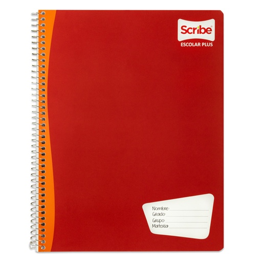 [SCR-CUA-S7973] Cuaderno Scribe Profesional Escolar Plus cuadro grande (7 mm), con 100 hojas 