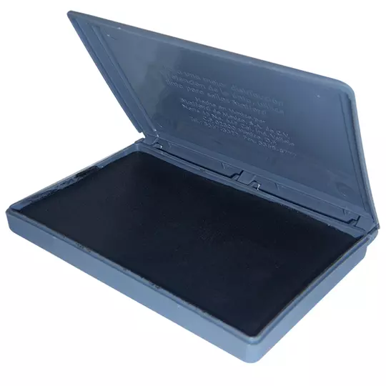 [STA-COJ-521130] Cojín Para Sello Stafford Estuche Plástico No.1 tinta color negro