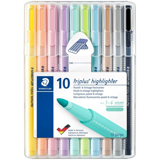 [STD-MAR-CSB10] Rotulador Staedtler Triplus Textsufer, C