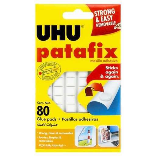 [STD-PEG-39125] Pastillas De Pegamento Uhu, Patafix Colo