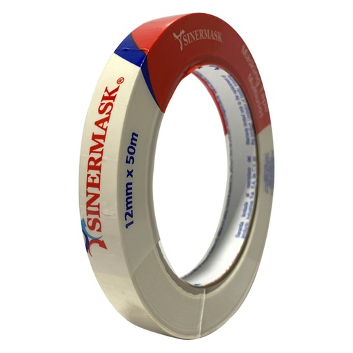 [TUK-ADS-100622] Másking Tape Tipo 106 Tuk 12Mm X 50M, Color Blanco