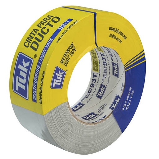 [TUK-ADS-659317] Cinta Ducto 93T Tuk 48Mm X 50M, Color gris