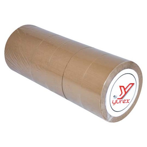 [YRX-ADS-4815C] Cinta de empaque canela YUREX 48MM X 150M blister con 6 piezas