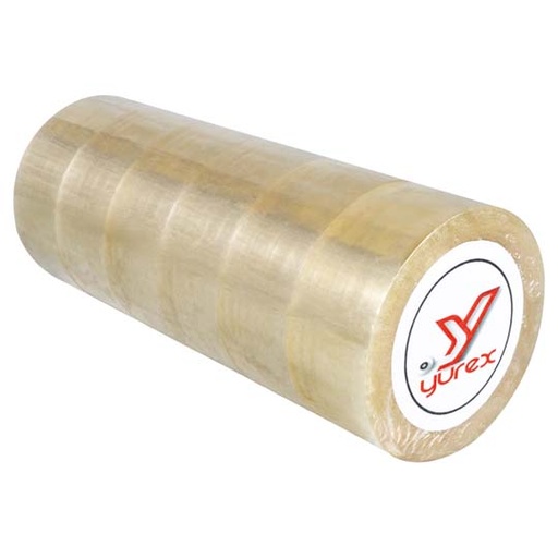 [YRX-ADS-4815T] Cinta de empaque transparente YUREX 48MM X 150M blister con 6 piezas