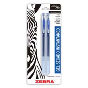 [ZEB-BOL-801A] Boligrafo gel j roller rx zebra, punto mediano 0,7 mm, azul, blister 2 pz 