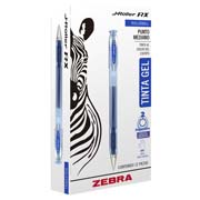[ZEB-BOL-801C] Boligrafo Gel J Roller Rx Zebra, Punto Mediano 0,7 Mm, Azul, 12 Pz 