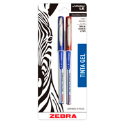 [ZEB-BOL-8027LE] Boligrafo gel j roller le zebra, punto mediano 0,7 mm, azul y rojo
