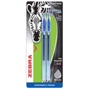 [ZEB-BOL-861A] Boligrafo gel j roller rx zebra, punto fino 0,5 mm, azul, blister 2 pz 