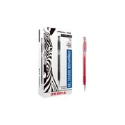 [ZEB-BOL-862C] Boligrafo gel j roller rx zebra, punto fino 0,5 mm, rojo, 12 pz 