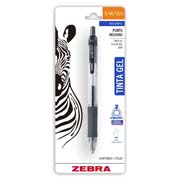 [ZEB-BOL-880B] Bolígrafo gel retráctil sarasa zebra, punto medio 0.7 mm, negro, blister 1 pz 