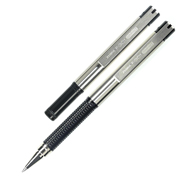 [ZEB-BOL-F301] Bolígrafo metálico F-301 compact , Zebra punto fino 0.7mm, tinta negra, 1 pieza 
