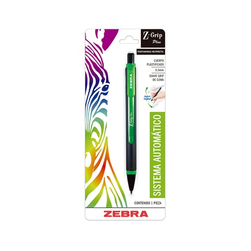 [ZEB-LAP-2216] Portaminas Z-Grip Plus Zebra, Punto 0.7