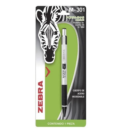 [ZEB-LAP-6010] Portaminas M-301 Zebra, Punto 0.7 Mm, Bl